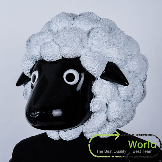 オリジナル羊のフルフェイスマスク cozmicworld